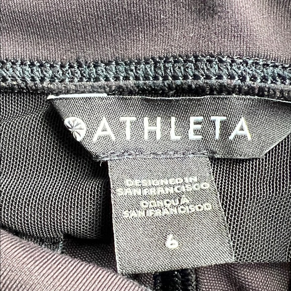 Athleta Headland Hybrid Cargo Tight Womens 6 Brown BlackTravel UPF 50 Pants - Picture 2 of 7